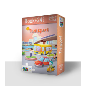 Buy Transport - Jigsaw Puzzle (24 Piece + Fun Fact Book Inside) from Advit toys
