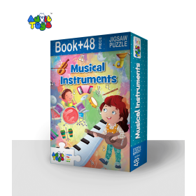 Musical Instruments Jigsaw Puzzle - (48 Piece + 24 Page Book)