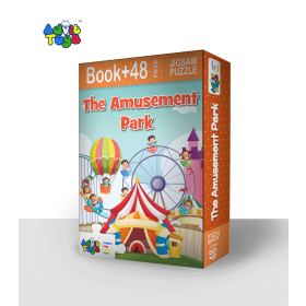 The Amusement Park Jigsaw Puzzle - 48 Piece + 24 Page Book)