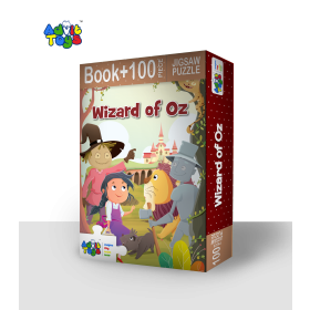 Buy Wizard of Oz Jigsaw Puzzle - (100 Piece + 32 Page Book) from Advit toys